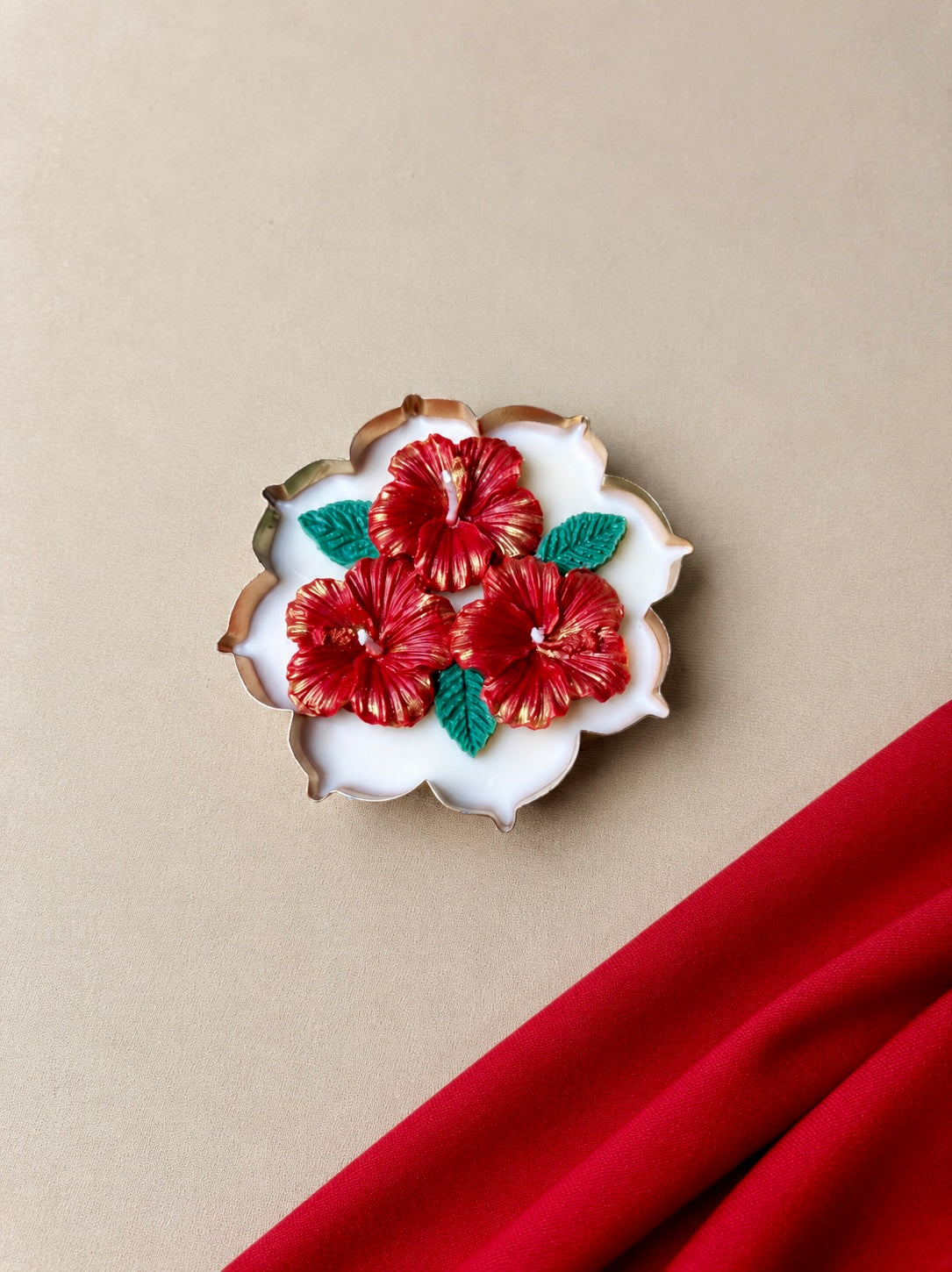 Hibiscus Candle