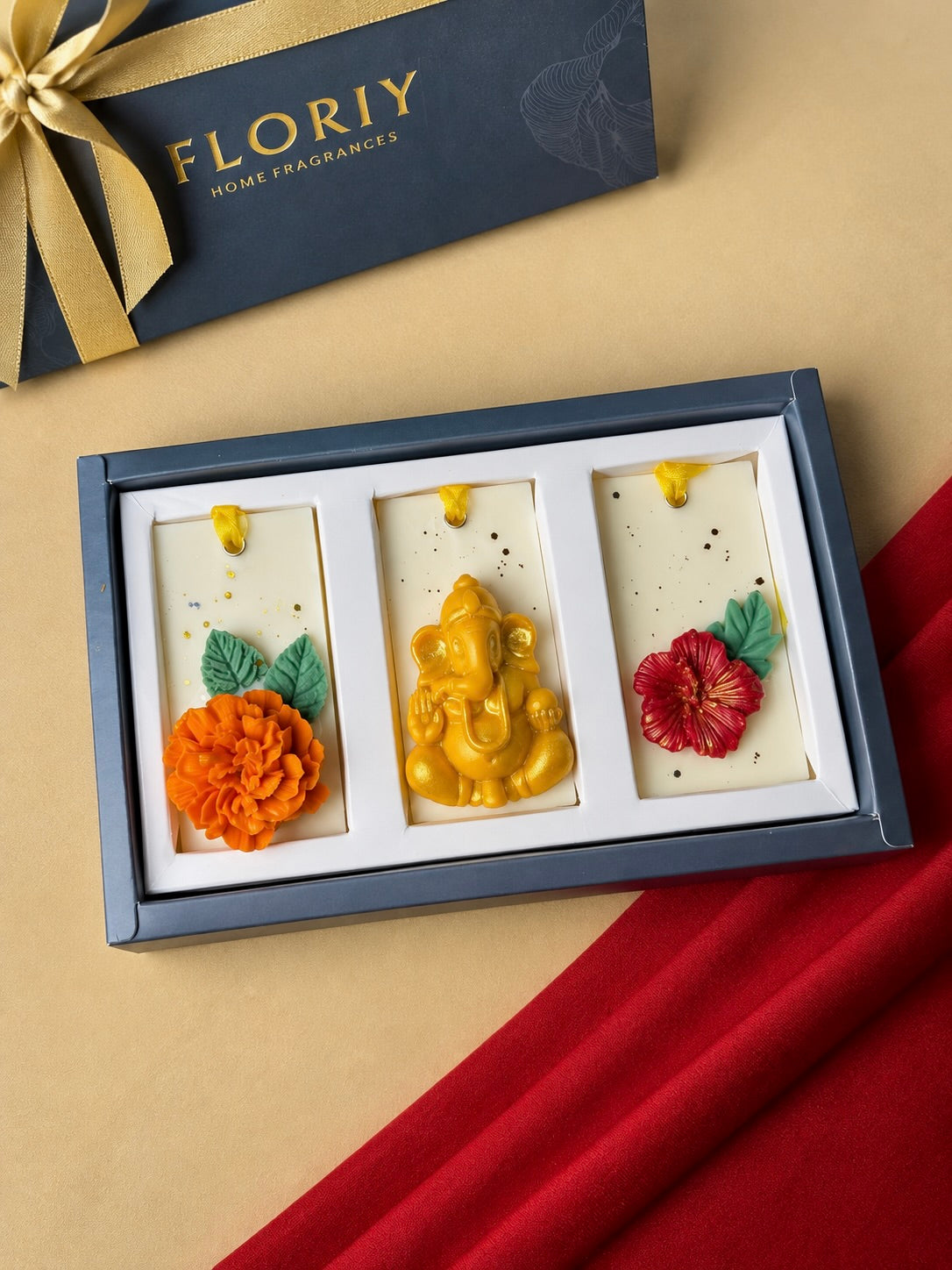 Festive Perfume Infused Wax Tablet • Set of 3