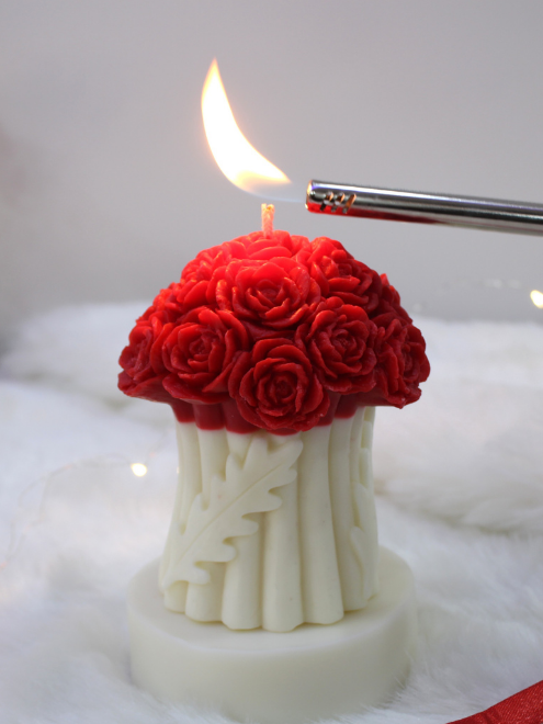 Rose Bouquet Candle