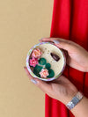 Lotus Printed Urli Candle