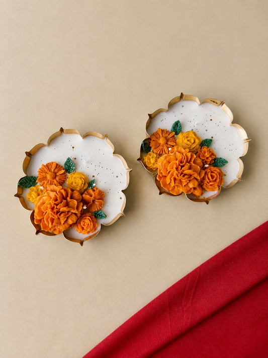 Marigold Urli Candle Gift Set