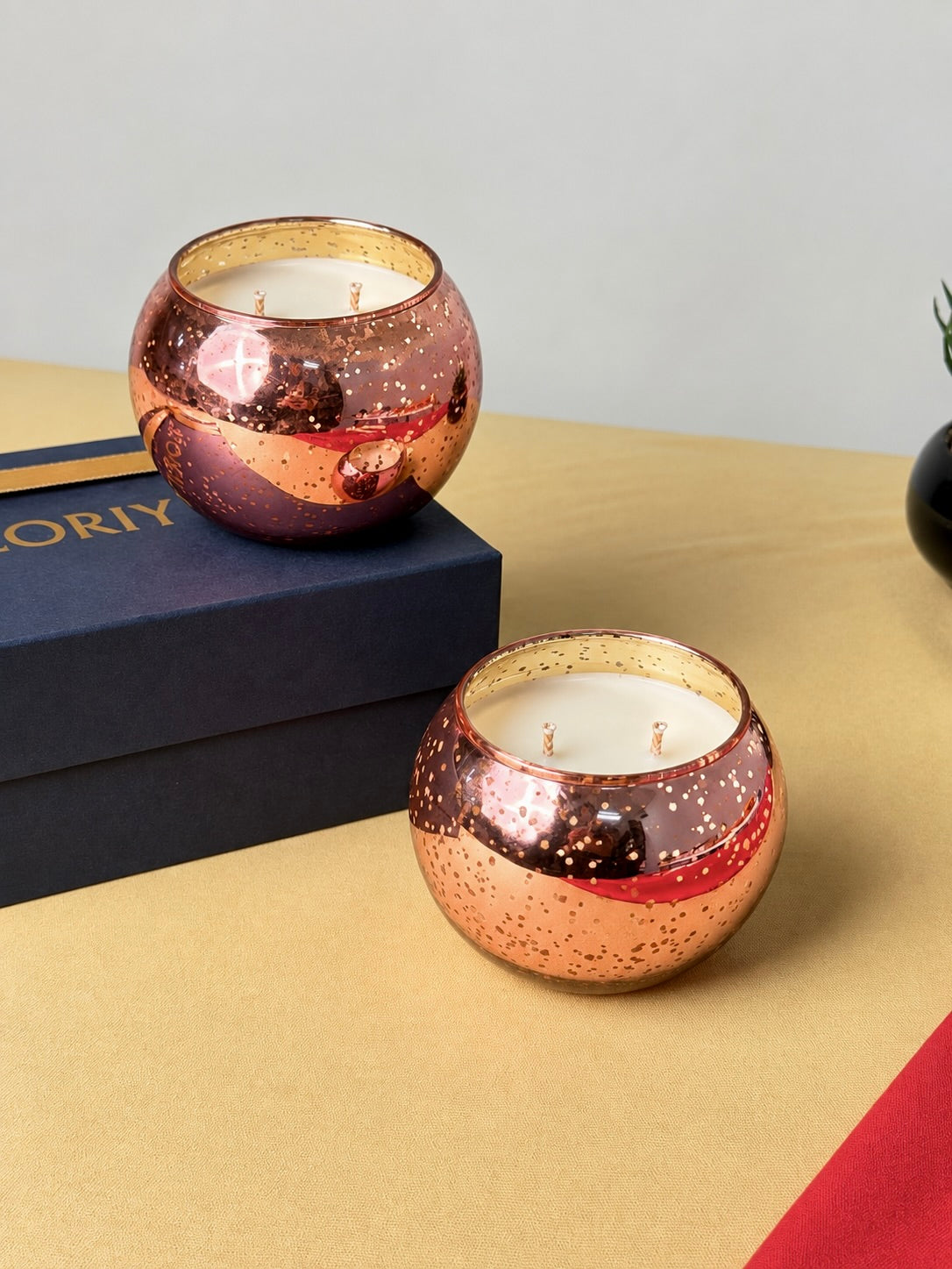 Rose Glow Candle • Gift Set of 2