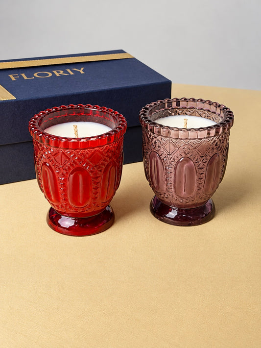 Crystal Jar Candle • Gift Set of 2