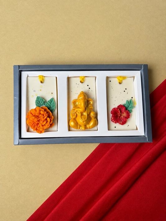 Festive Perfume Infused Wax Tablet • Set of 3