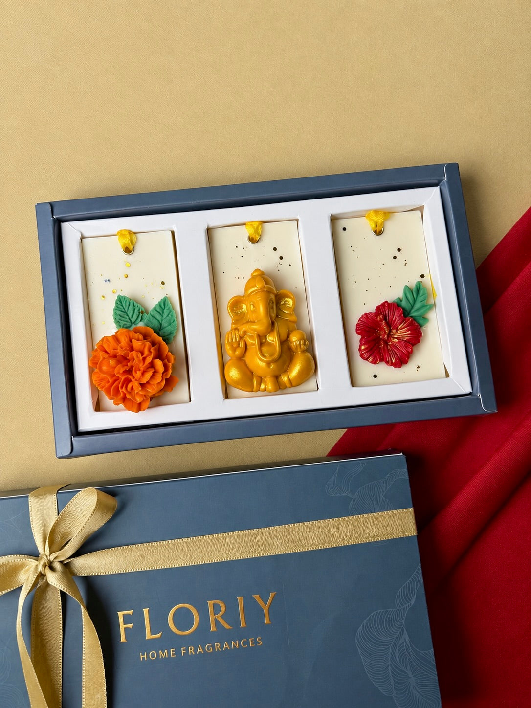 Festive Perfume Infused Wax Tablet • Set of 3