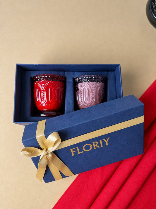 Crystal Jar Candle • Gift Set of 2