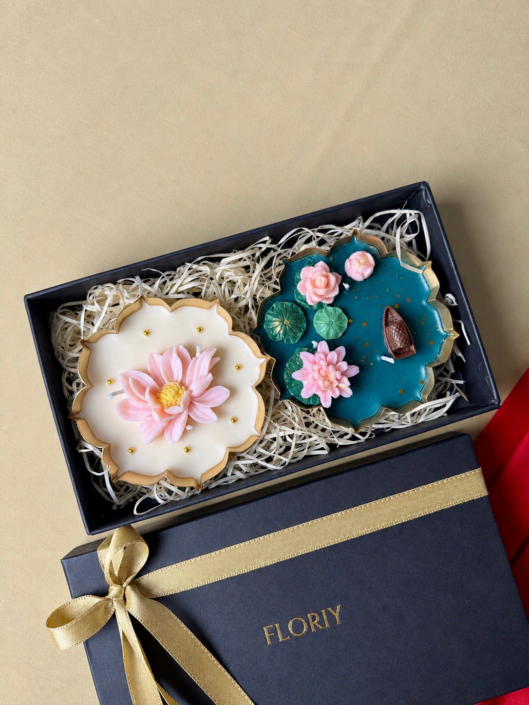 Lotus Candle • Set of 2