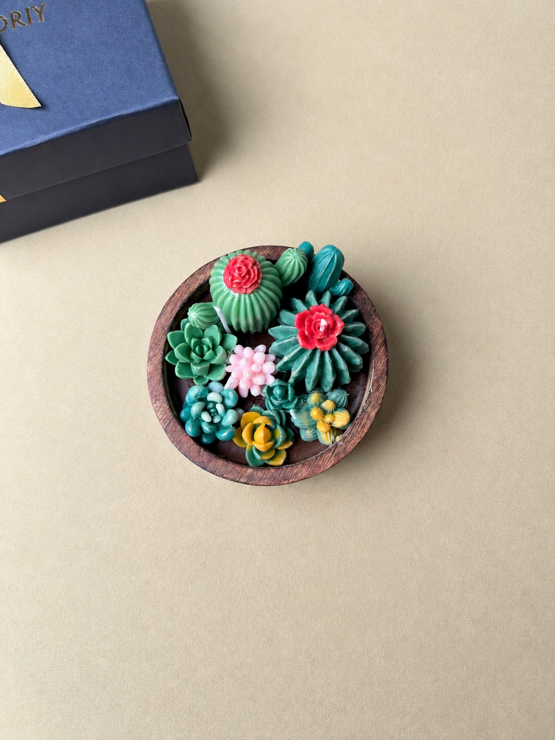 Succulent Garden Candle