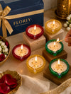Festive Diya Candle Gift Set